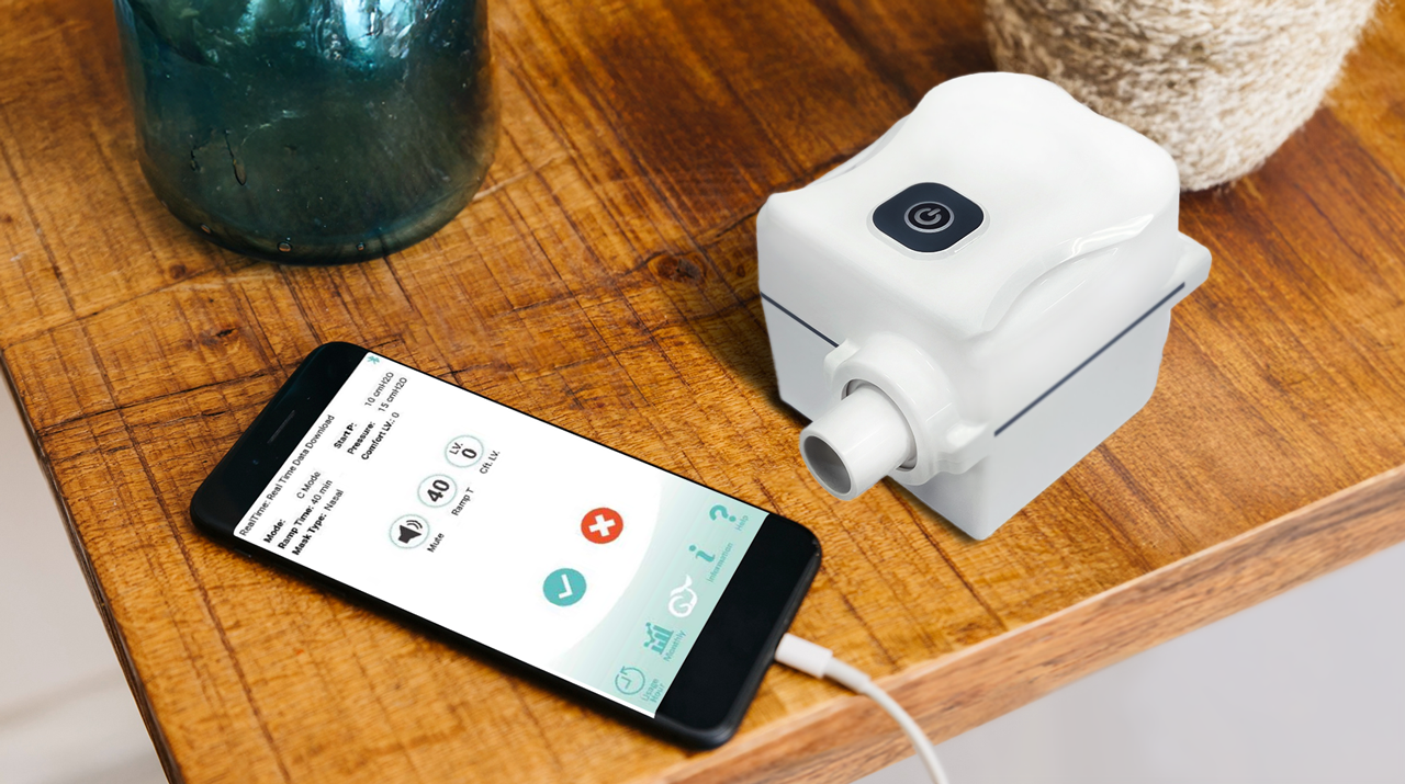 Mini Bilevel PAP Device & Mobile App
